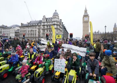 Thousands of Farmers Rally in Westminster Against Tractor Tax