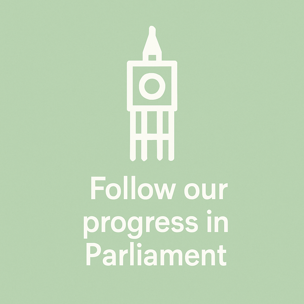 Follow our progress in Parliament Follow our progress in Parliament
